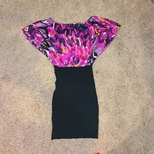 Bebe Floral Top Dress